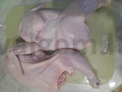 Kepta vištiena autoriniu marinatų Žingsnis 3