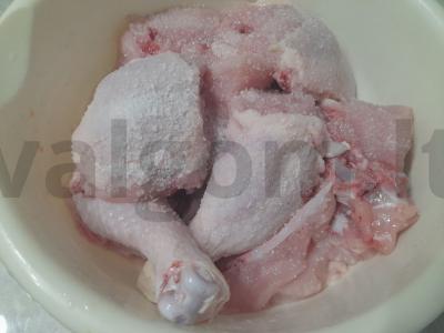 Kepta vištiena autoriniu marinatų Žingsnis 5