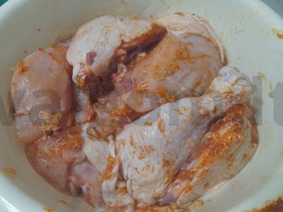 Kepta vištiena autoriniu marinatų Žingsnis 7