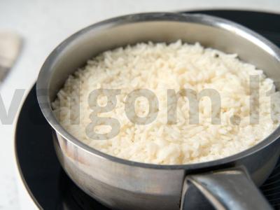 Ryžiai su kotletais ir daržovėmis Žingsnis 1