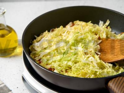 Ryžiai su kotletais ir daržovėmis Žingsnis 6