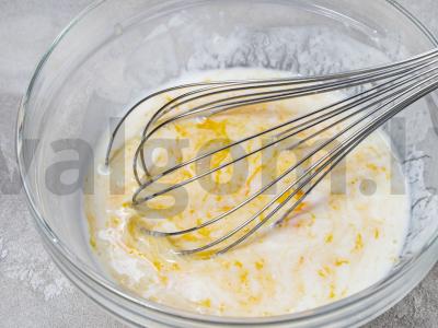 Paprastas mannikas su kefyru Žingsnis 1