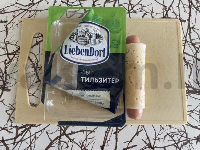 Atviras dešrainis su sūriu ir lediniu salotu Žingsnis 2