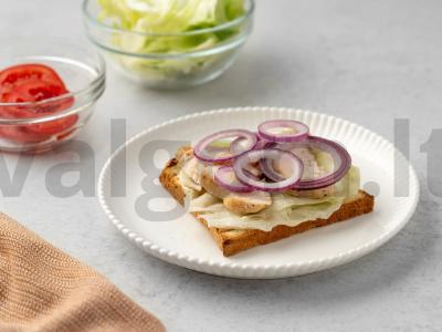 Vištienos ir sūrio sumuštinis Žingsnis 5