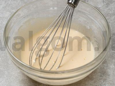 Abrikosų ir riešutų pyragas Žingsnis 1