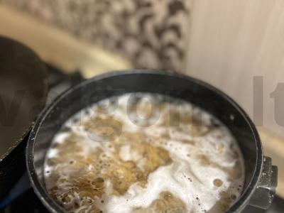 Makaronai su pomidorų pasta ir faršu pietums Žingsnis 1