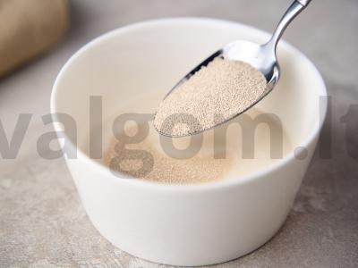 Veganiškas kulichas Žingsnis 1