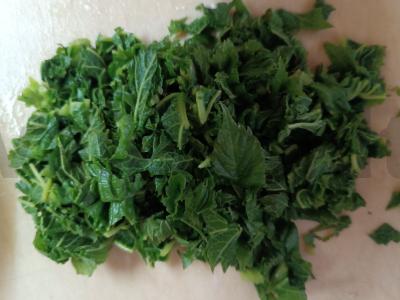 Šalotinis sriuba su špinatais Žingsnis 2