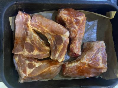 Kiaulienos šonkauliai barbekiu padaže Žingsnis 4