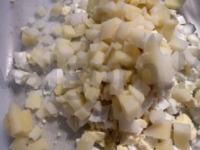 Salotas „Neįprastas“ su upėtakiu Žingsnis 1