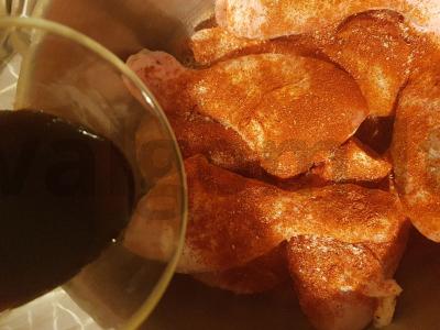 Vištienos kojos su bulvėmis orkaitėje Žingsnis 1