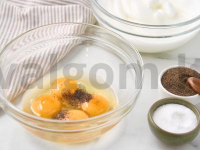 Blynai su kiaušinių įdaru Žingsnis 5