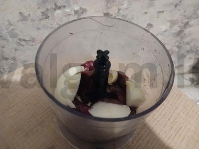 Kepeninė blynai su psiliu ir manų kruopomis Žingsnis 1