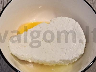 Mini varškėčiai pusryčiams Žingsnis 2