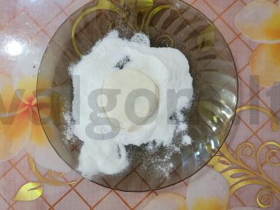 Švelnūs varškėčiai su šokolado įdaru Žingsnis 3