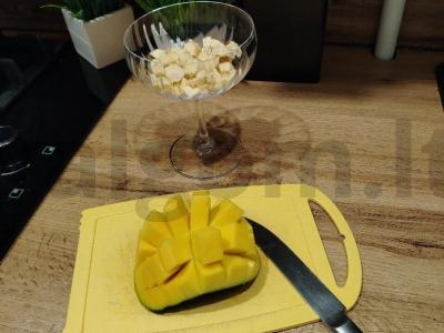 Vaisių užkandis per 5 minutes Žingsnis 2