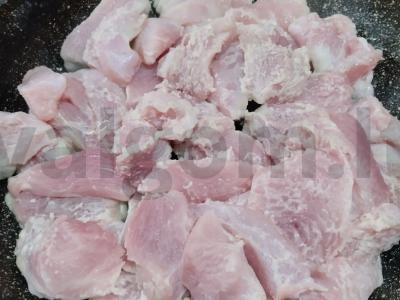 Kalakutienos filė su daržovėmis pieno padaže Žingsnis 3