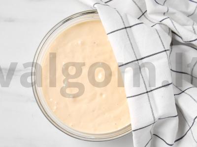 Purūs blynai iš rūgpienio Žingsnis 4