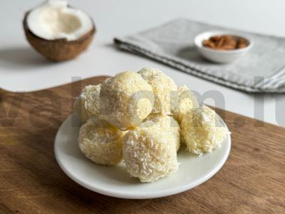 Kokosų triufeliai pagrindine nuotrauka