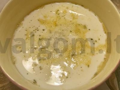 Omletas su pupelėmis Žingsnis 3