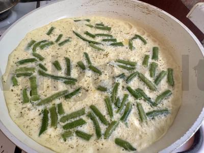 Omletas su pupelėmis pagrindine nuotrauka