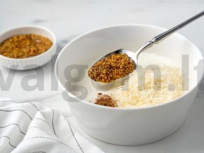 Bulvių, burokėlių ir salierų šaknies apkepas Žingsnis 4