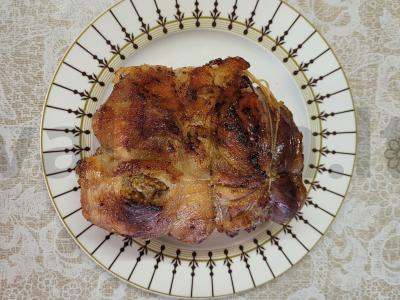 Kvapnus kiaulienos šoninės ritinys orkaitėje pagrindine nuotrauka