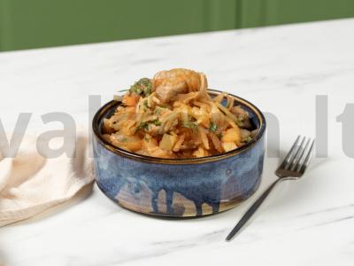 Troškinta kopūstai su mėsa pagrindine nuotrauka