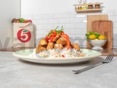 Teriyaki vištiena su ryžiais pagrindine nuotrauka