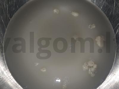 Pica su vištienos krūtinėle, pievagrybiais ir marinuotais svogūnais Žingsnis 1