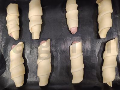 Dešrelės tešloje „Naminės“ Žingsnis 3