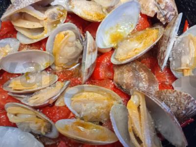 Vongolė su čili pipirais ir citrina Žingsnis 7