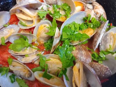 Vongolė su čili pipirais ir citrina Žingsnis 8