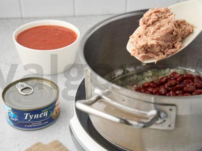 Paprastas „trijų skardinių“ sriuba Žingsnis 2