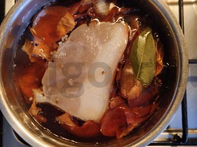 Virta šoninė svogūnų lukštuose Žingsnis 2