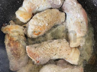 Mėsos ritinėliai su grybais ir sūriu Žingsnis 9