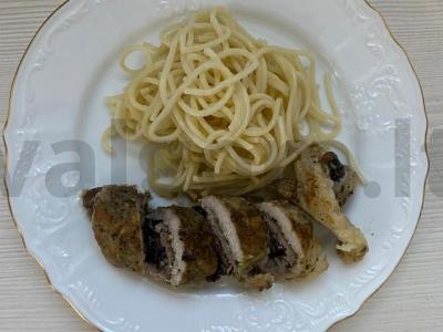 Mėsos ritinėliai su grybais ir sūriu Žingsnis 10