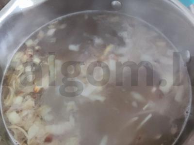 Mėsos sriuba su makaronais Žingsnis 3