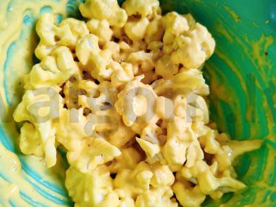 Aštrus žiedinis kopūstas tešloje Žingsnis 8