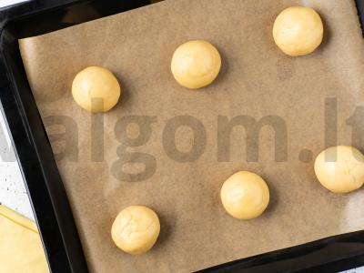 Citrininiai sausainiai „Lašeliai“ Žingsnis 7