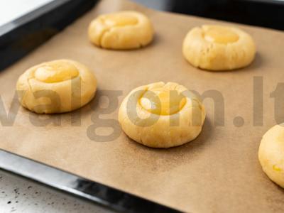 Citrininiai sausainiai „Lašeliai“ Žingsnis 9