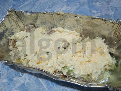 Jaujenas iš šampinjonų ir brokolių su jalapeño pipirais Žingsnis 8