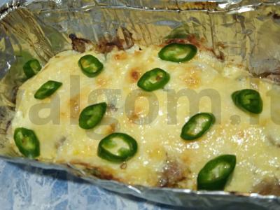 Jaujenas iš šampinjonų ir brokolių su jalapeño pipirais pagrindine nuotrauka