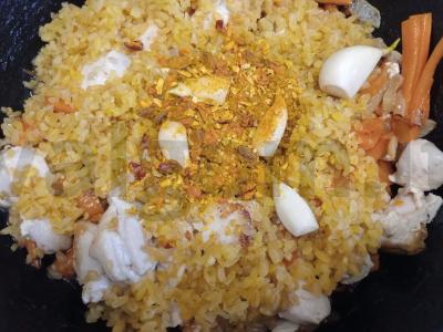 Bulguro plovas su kalakutienos filė Žingsnis 6