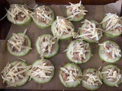 Cukinija su faršu ir sūriu orkaitėje Žingsnis 6