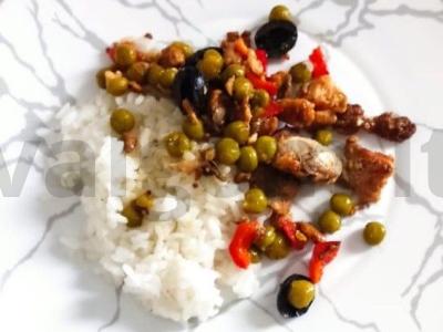 Ryžiai su lašiša pagrindine nuotrauka