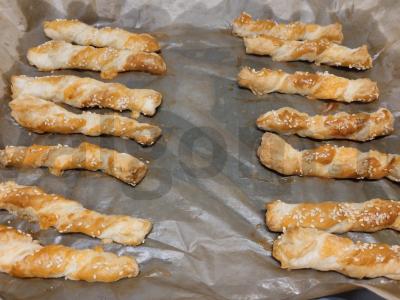 Traškūs sluoksniuoti pagaliukai Žingsnis 5