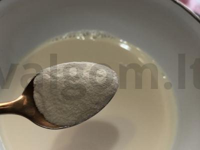 Desertas su sausainiais ant tirpinto pieno Žingsnis 2