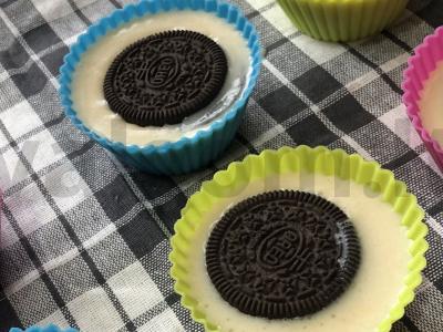 Desertas su sausainiais ant tirpinto pieno Žingsnis 8