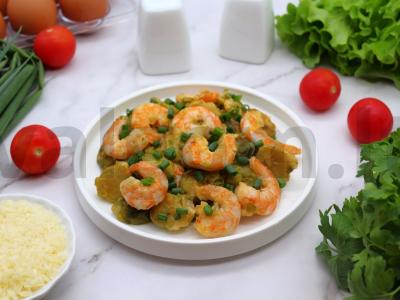 Briuselio kopūstai su krevetėmis ir parmezanu pagrindine nuotrauka